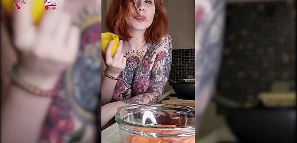  Teen Cooking Breakfast Naked While Parents are Not Home